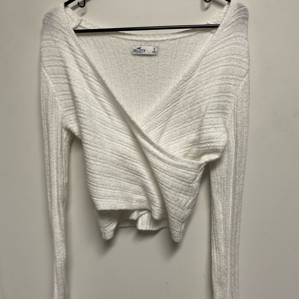Hollister Wrap-Front Sweater